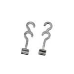 Double Crimpable Curved Hooks - 10pcs/pack